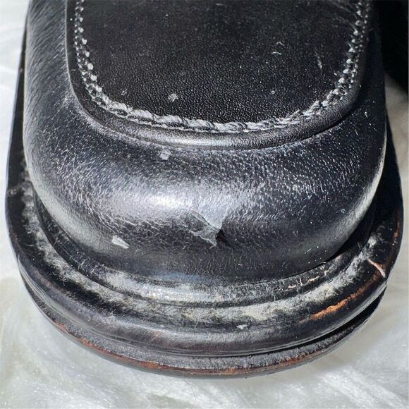 Mezlan McQueen Style Black Leather‎ Loafers Men’s 11.5 Made in Spain Slip-On main image 5